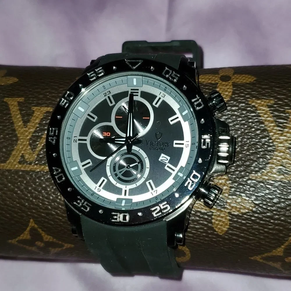 Victory Instruments‎ V-Force Chronograph Gun Metal Tactical 7614-GM Mens
